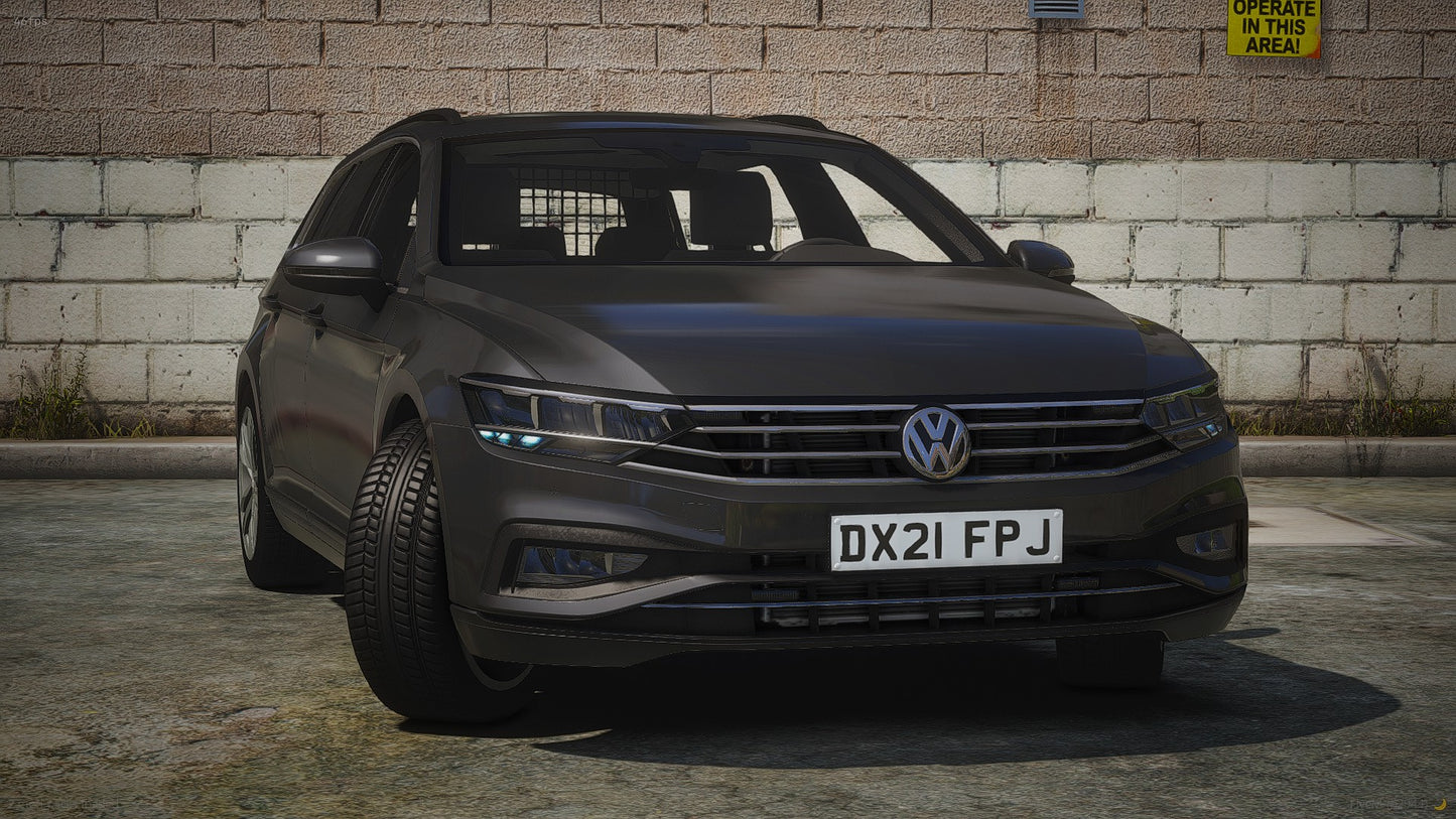 Unmarked Response Volkswagen Passat 2021