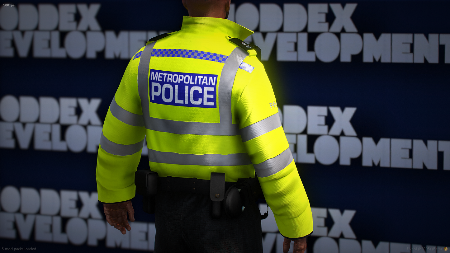 Met Police Open Hivis Vest