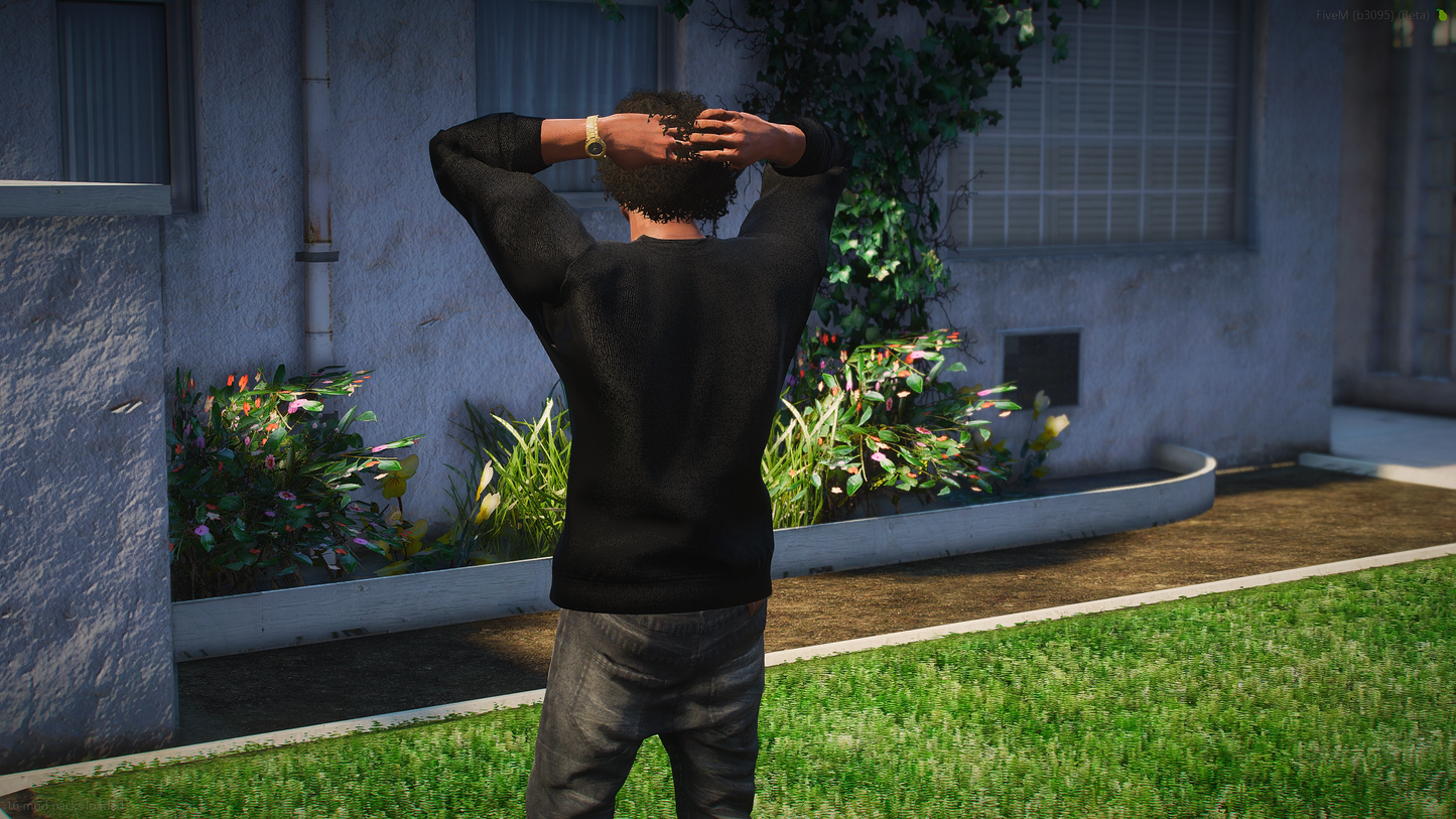 Hands Behind Head Animation