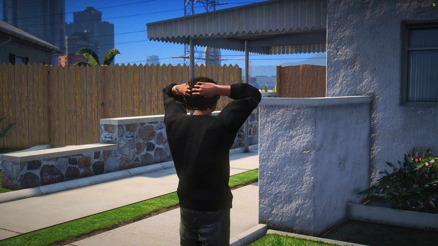 Hands Behind Head Animation