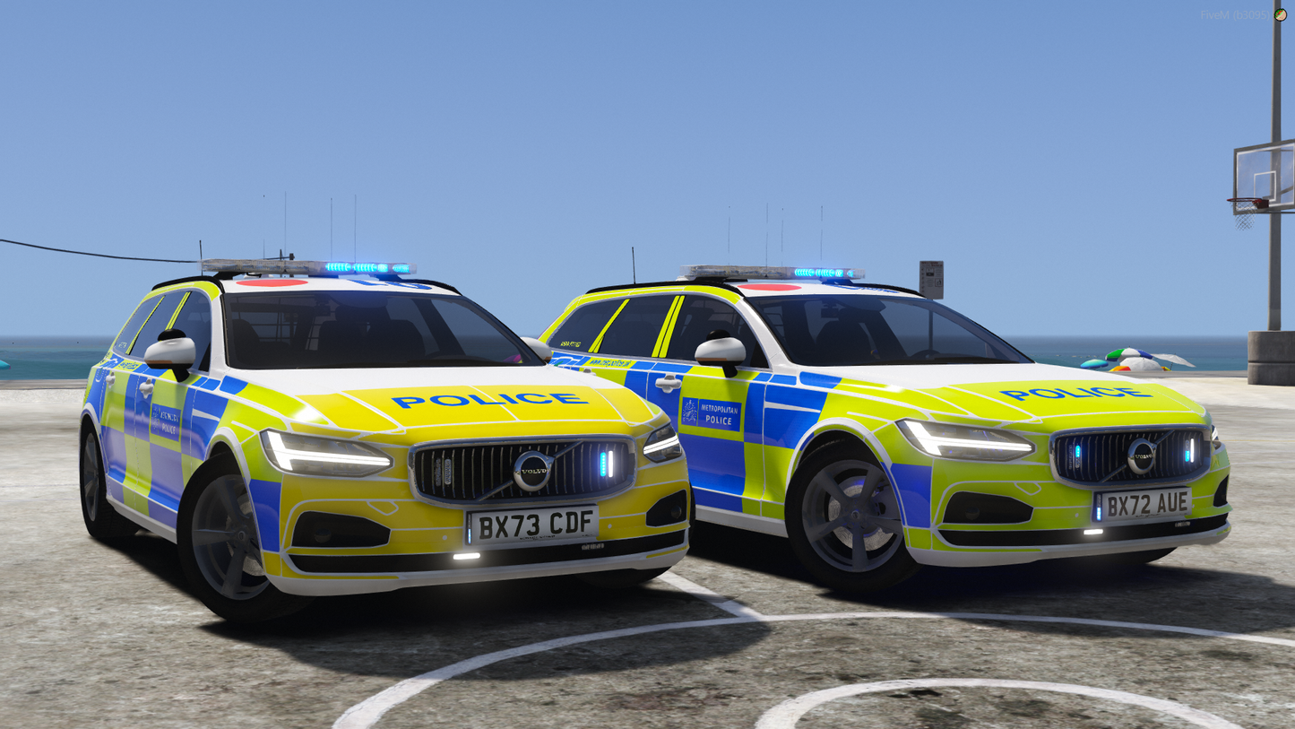 Metropolitan Police Marked Area Volvo V90 Pack 2022-2025