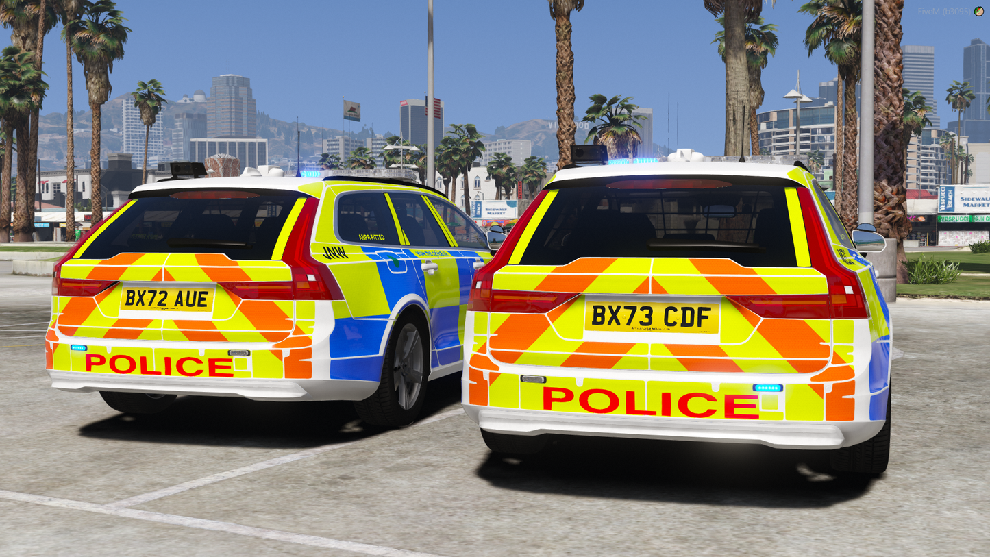 Metropolitan Police Marked Area Volvo V90 Pack 2022-2025