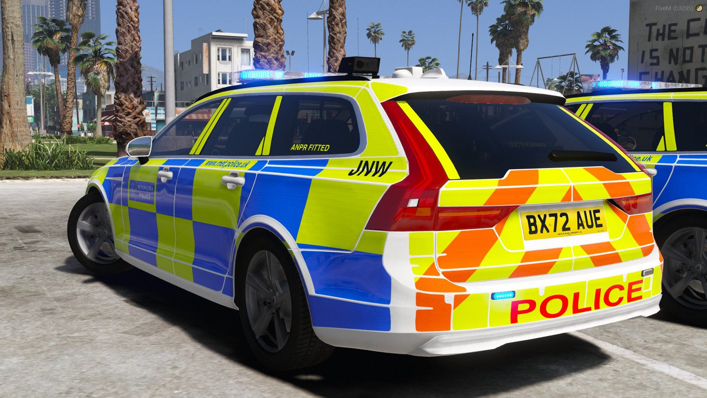 Metropolitan Police Marked Area Volvo V90 Pack 2022-2025