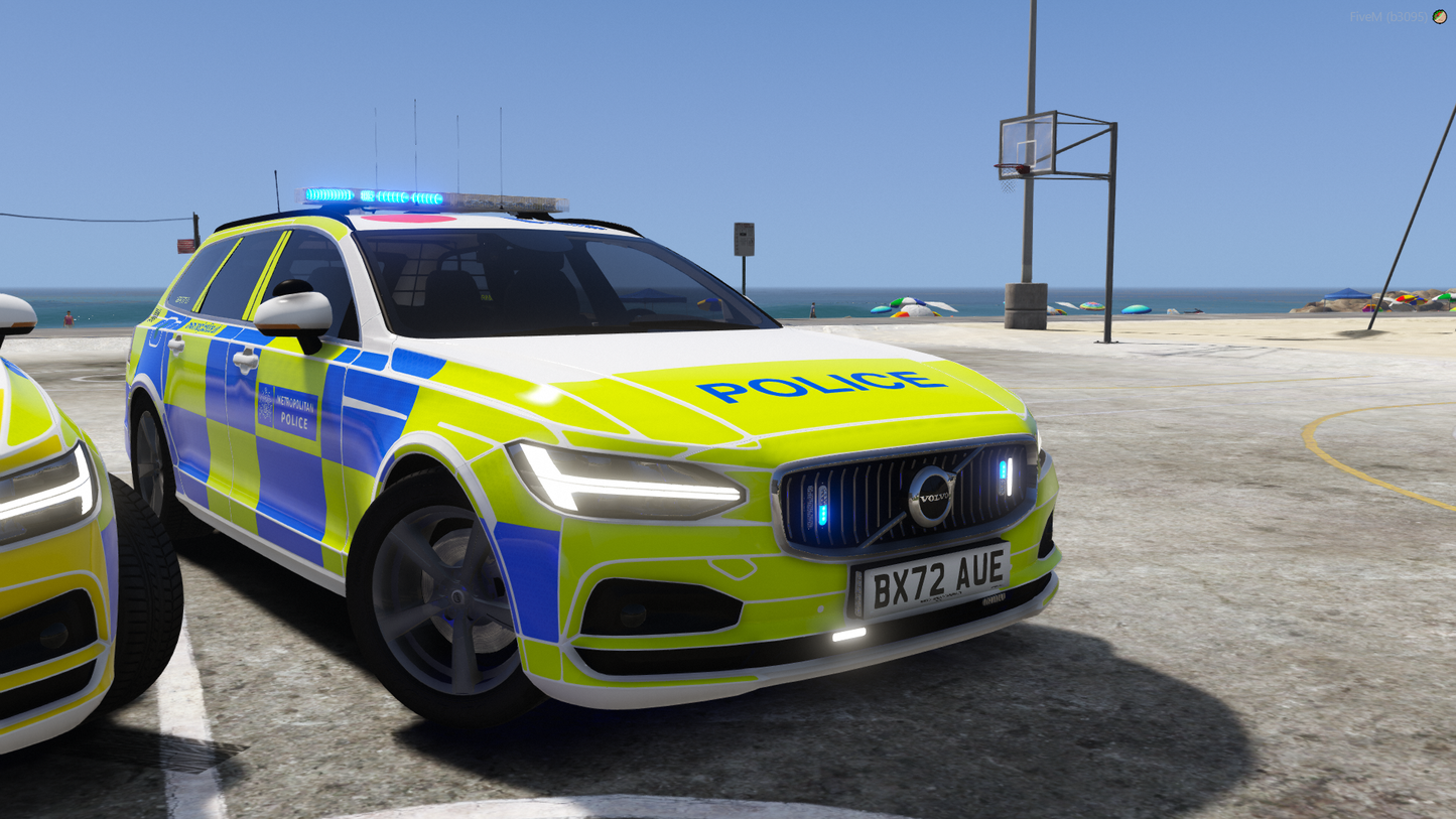 Metropolitan Police Marked Area Volvo V90 Pack 2022-2025