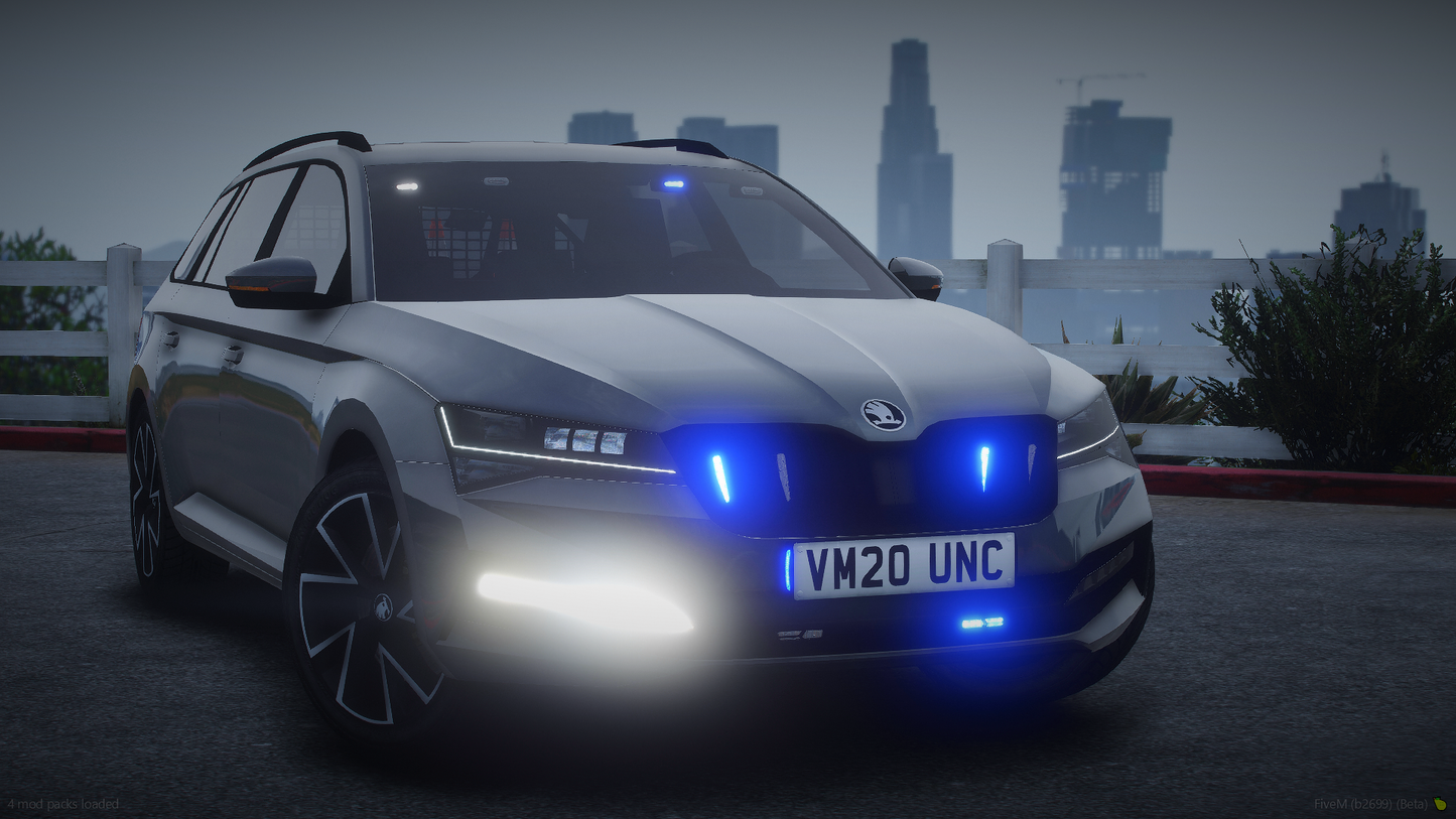 Unmarked Skoda Superb 2020