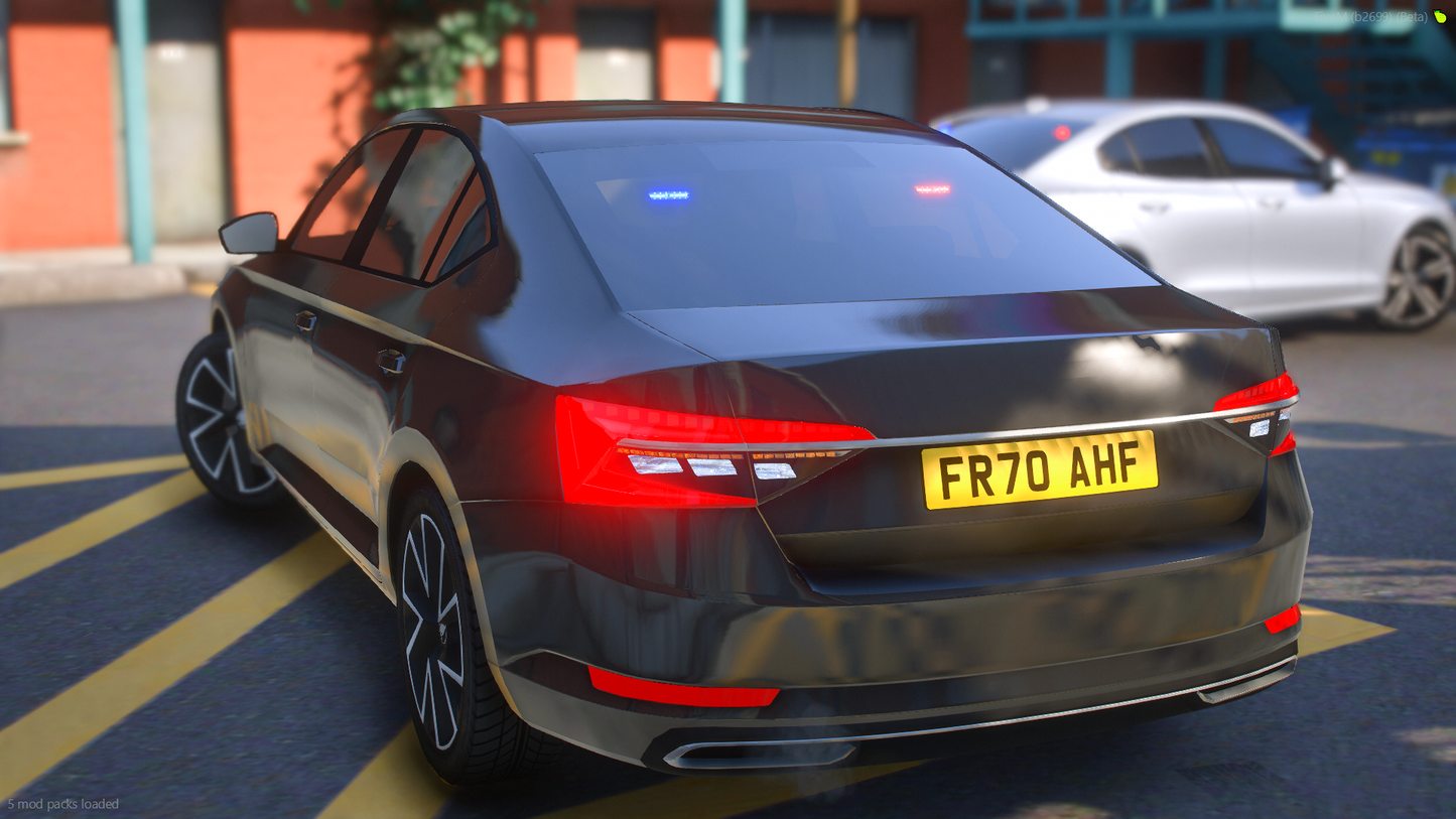Metropolitan Police CTSFO Skoda Superb 2020