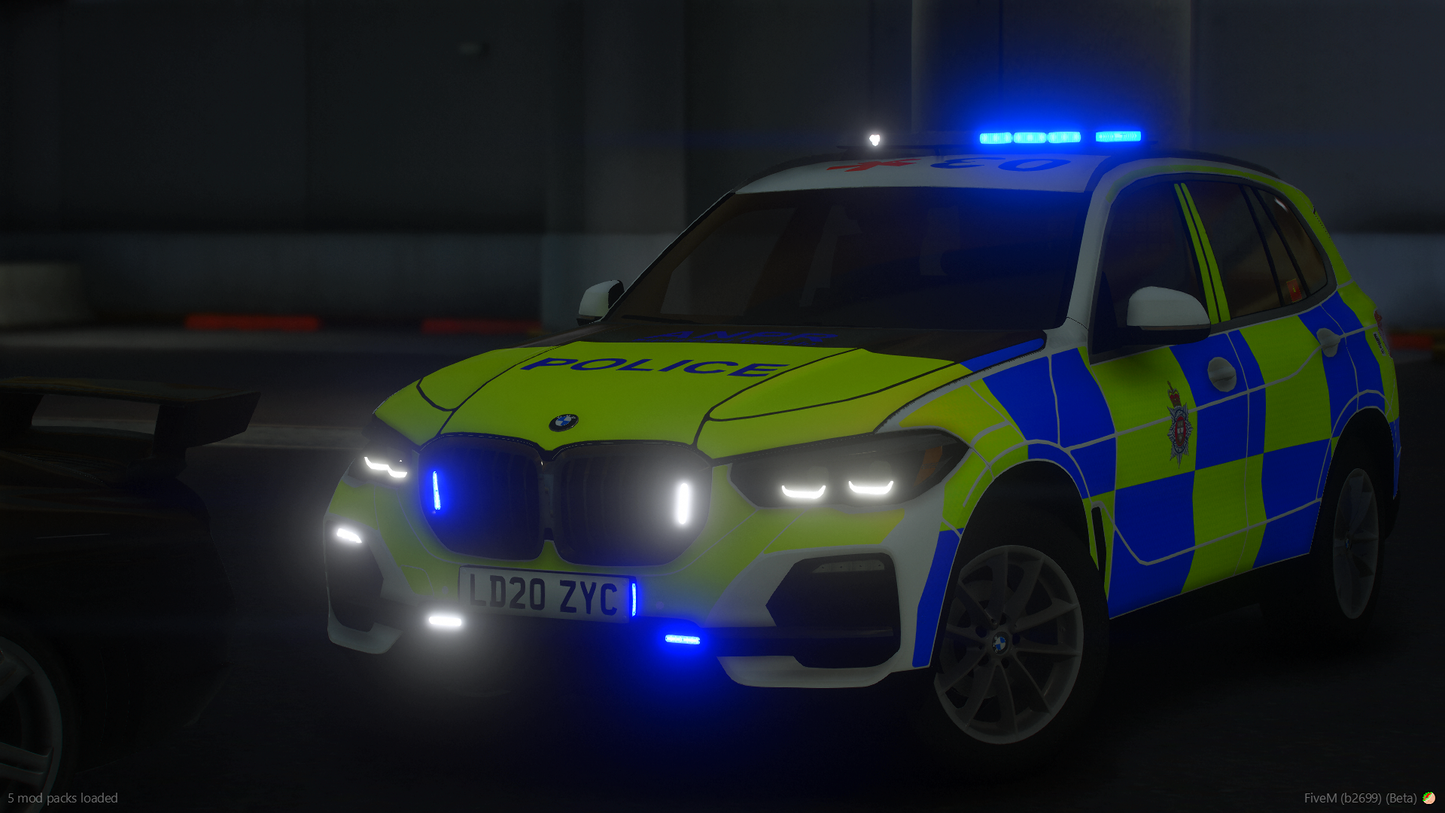 Derbyshire Constabulary Firearms BMW X5 GO5 2020