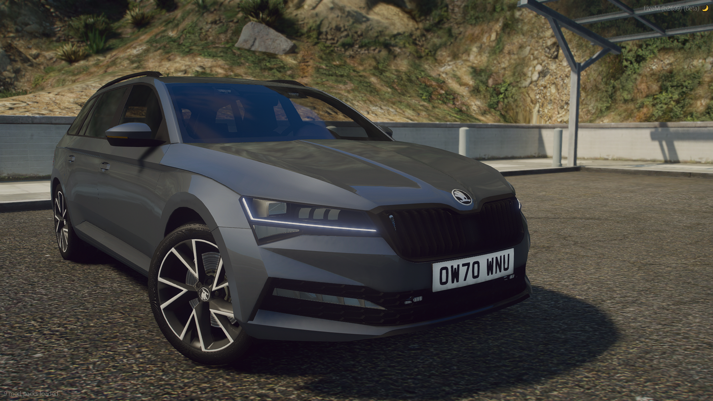 Metropolitan Police CTSFO Skoda Superb 2020