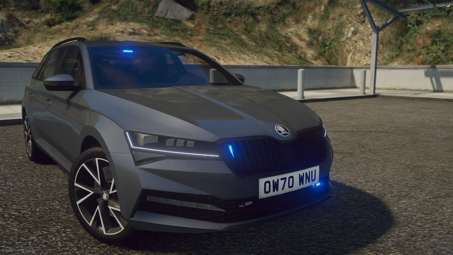 Metropolitan Police CTSFO Skoda Superb 2020
