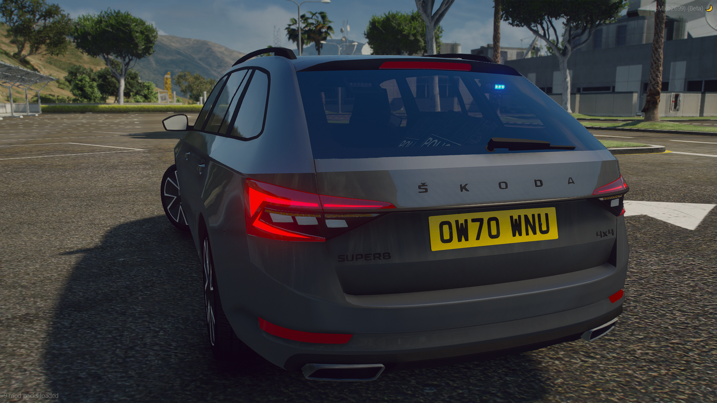 Metropolitan Police CTSFO Skoda Superb 2020