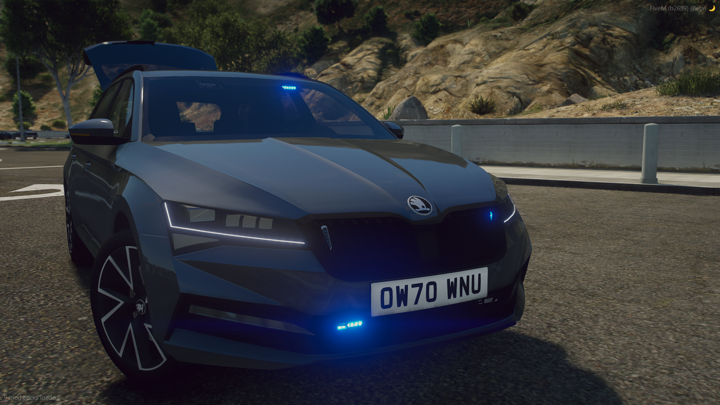 Metropolitan Police CTSFO Skoda Superb 2020