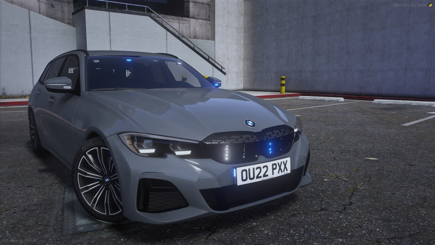 Unmarked Traffic BMW M340i G21 2022