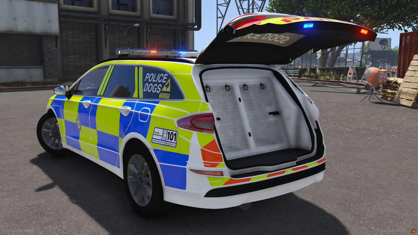 WYP Marked Dogs Ford Mondeo 2022