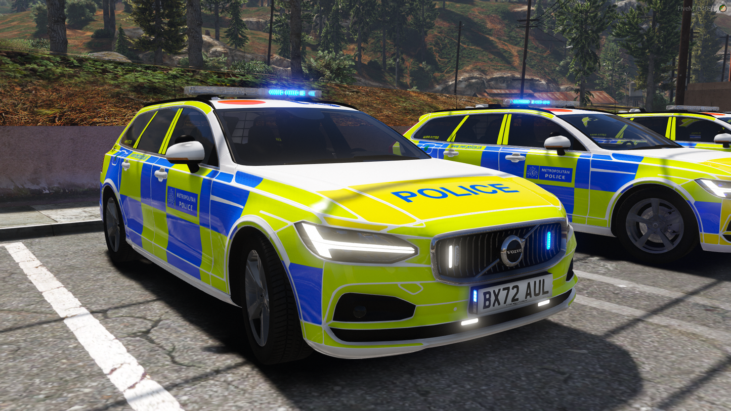 Metropolitan Police Marked Area Volvo V90 Pack 2022-2025