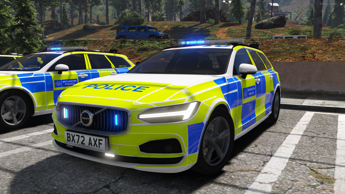 Metropolitan Police Marked Area Volvo V90 Pack 2022-2025