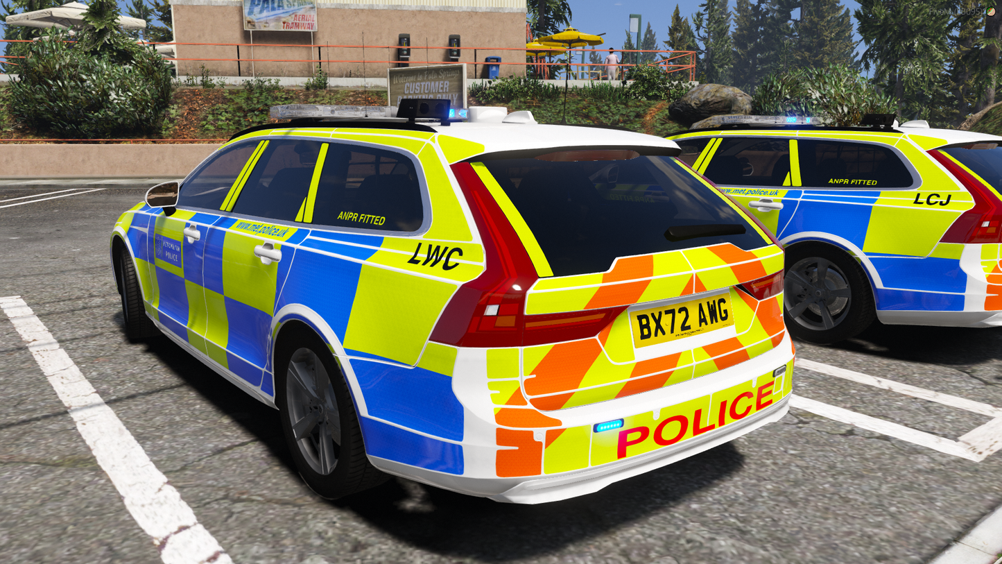 Metropolitan Police Marked Area Volvo V90 Pack 2022-2025