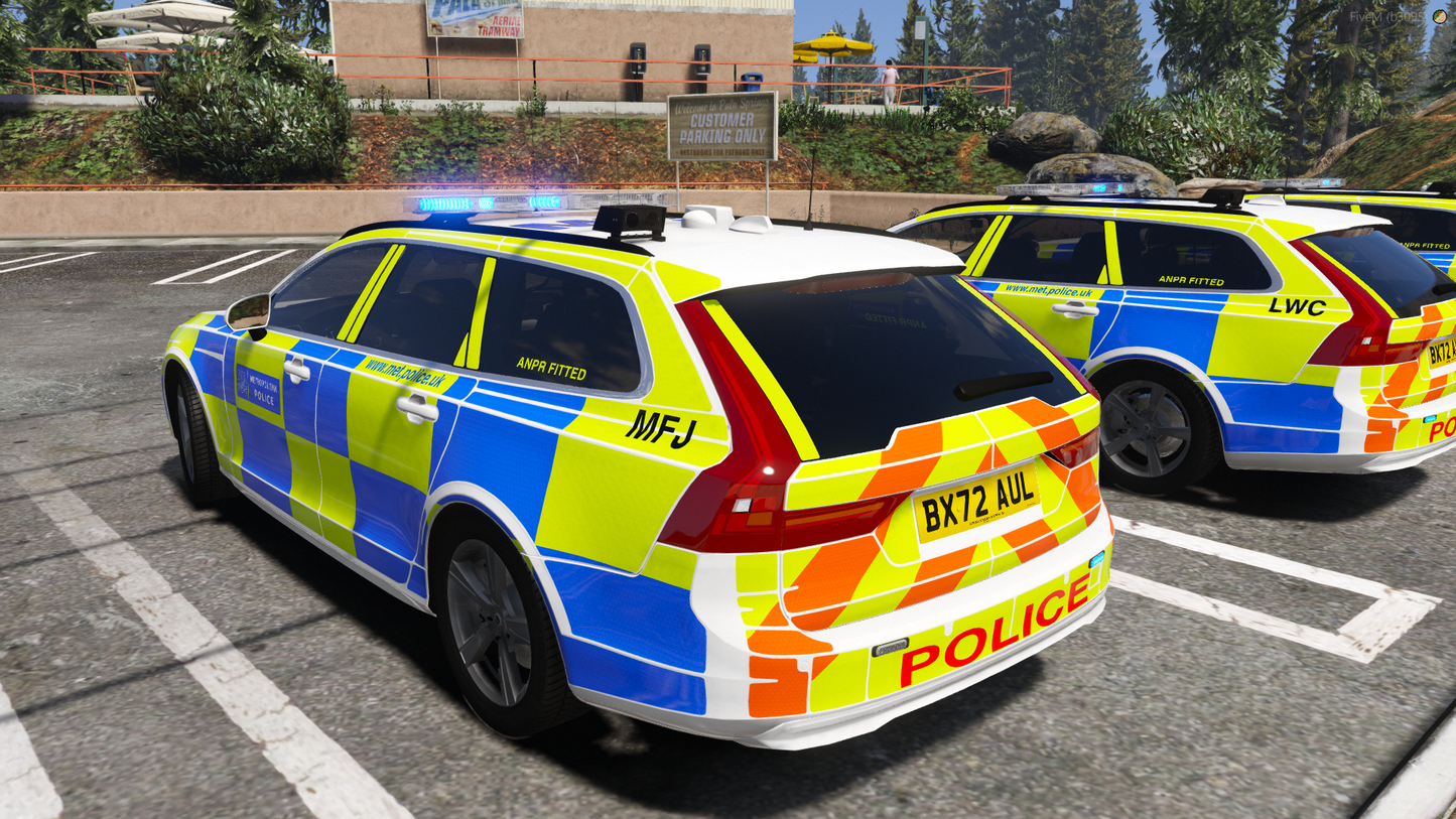 Metropolitan Police Marked Area Volvo V90 Pack 2022-2025