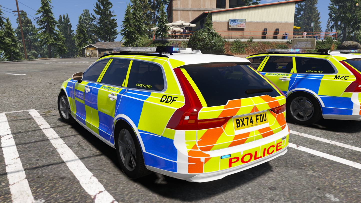 Metropolitan Police Marked Area Volvo V90 Pack 2022-2025