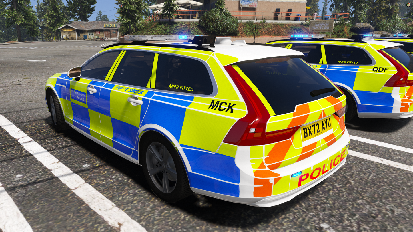 Metropolitan Police Marked Area Volvo V90 Pack 2022-2025
