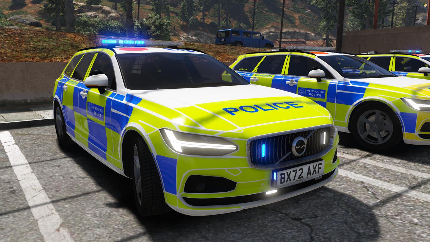 Metropolitan Police Marked Area Volvo V90 Pack 2022-2025