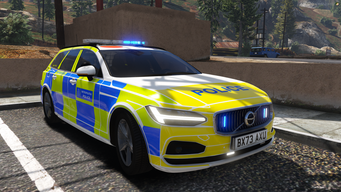 Metropolitan Police Marked Area Volvo V90 Pack 2022-2025