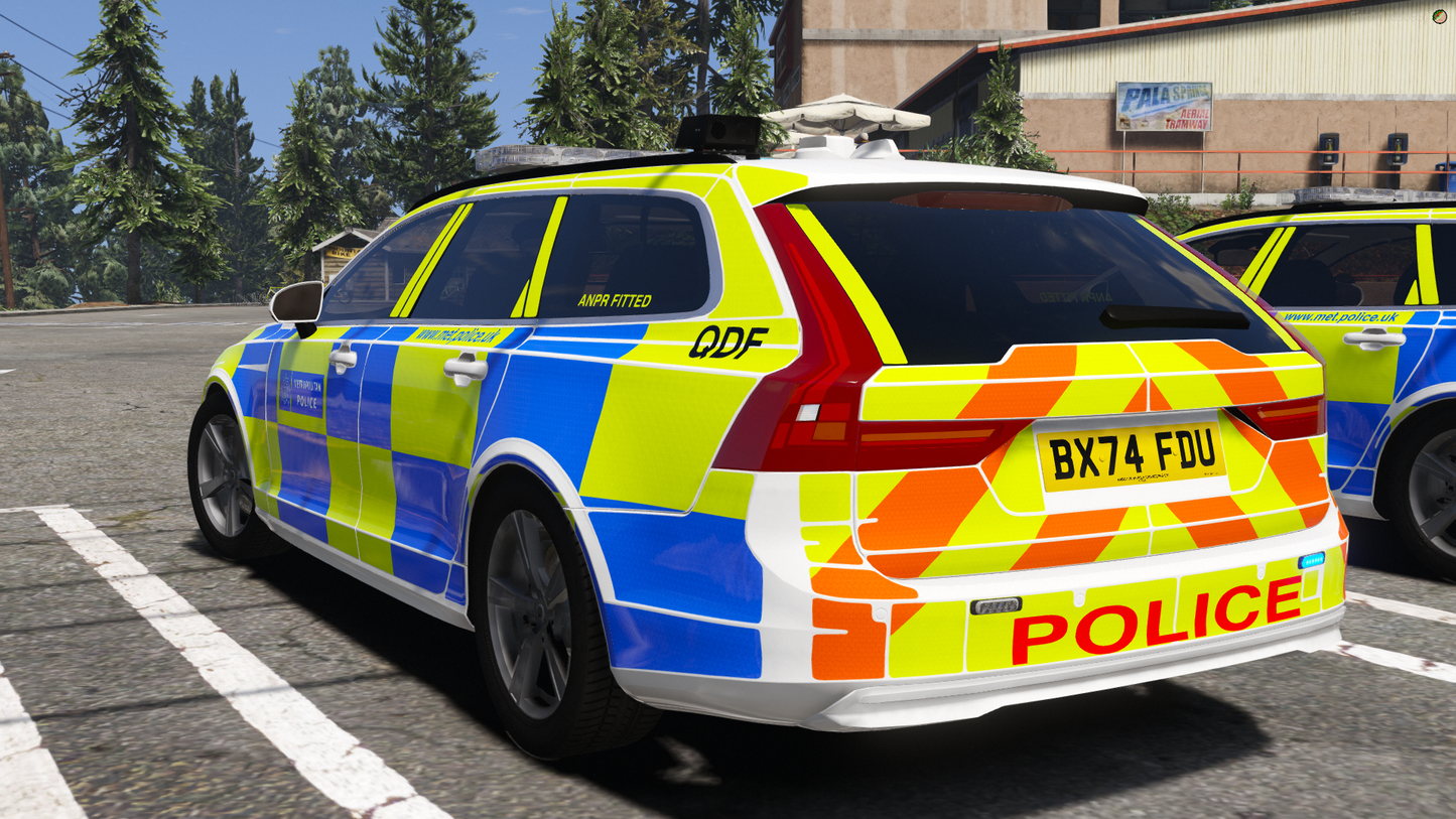 Metropolitan Police Marked Area Volvo V90 Pack 2022-2025