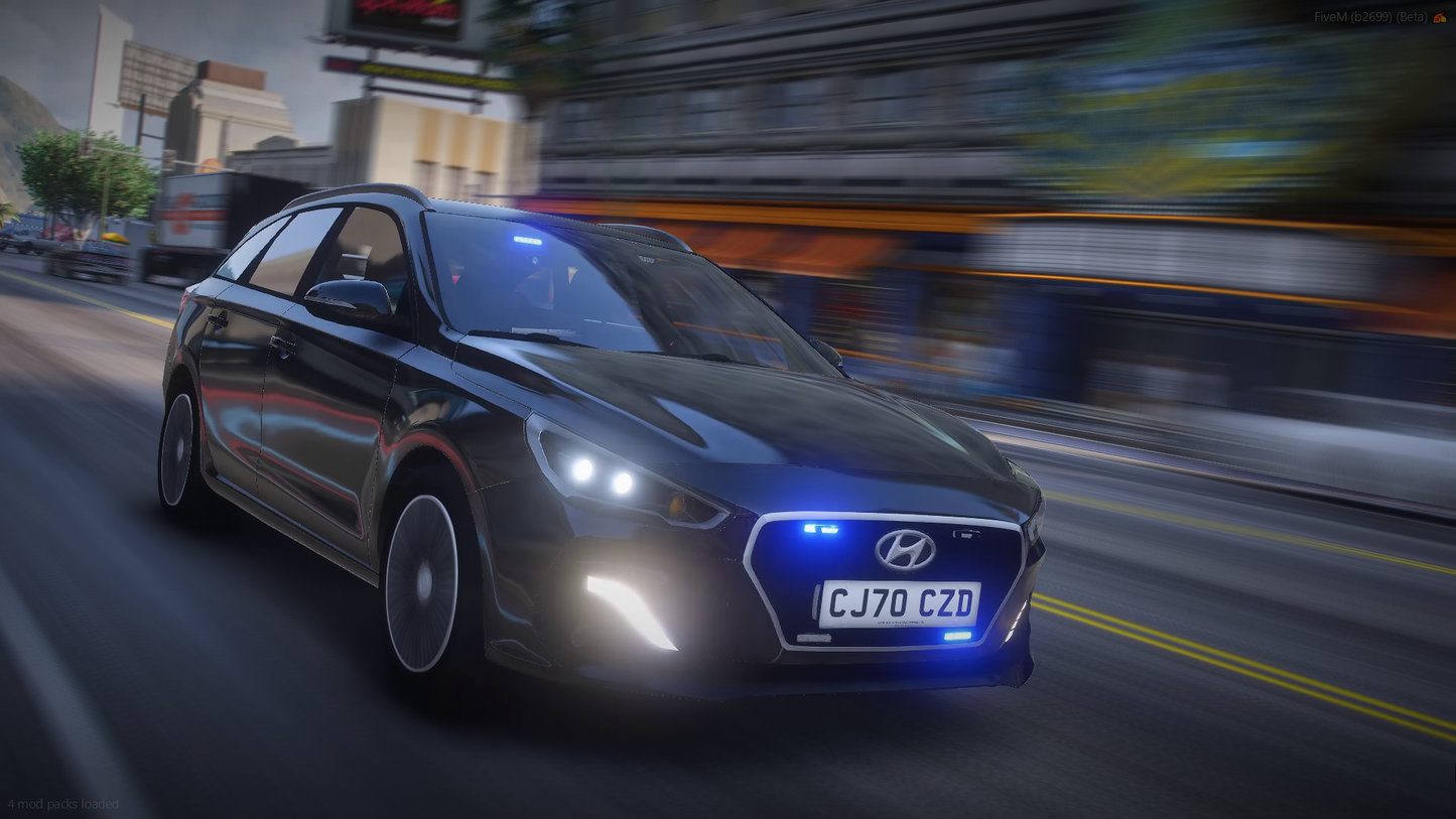 Metropolitan Police Hyundai i30 Qcar