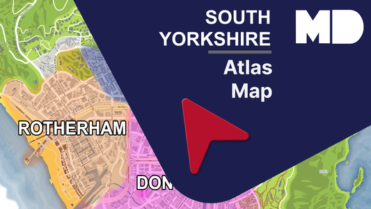 South Yorkshire Atlas Map