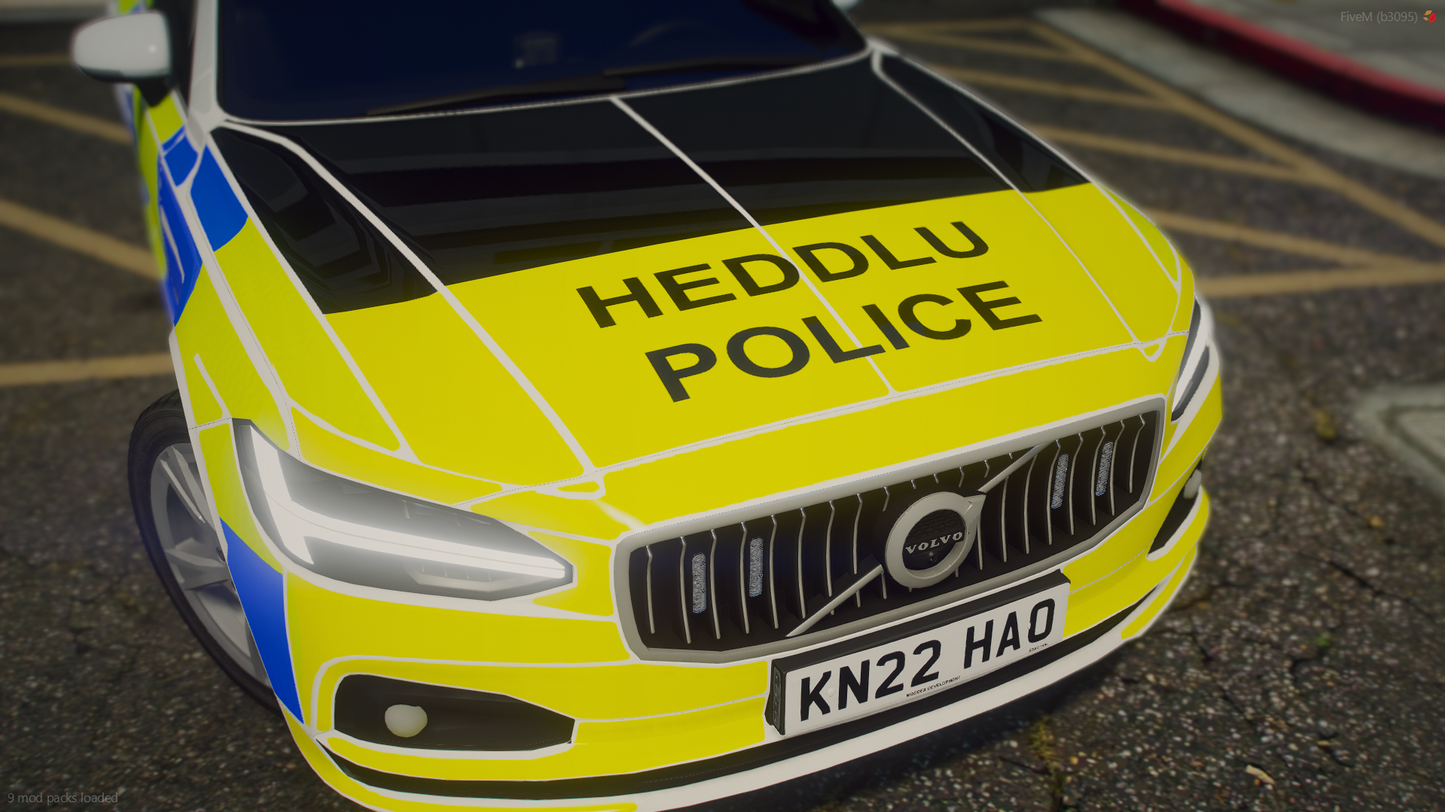 South Wales Police Traffic Volvo V90 2022