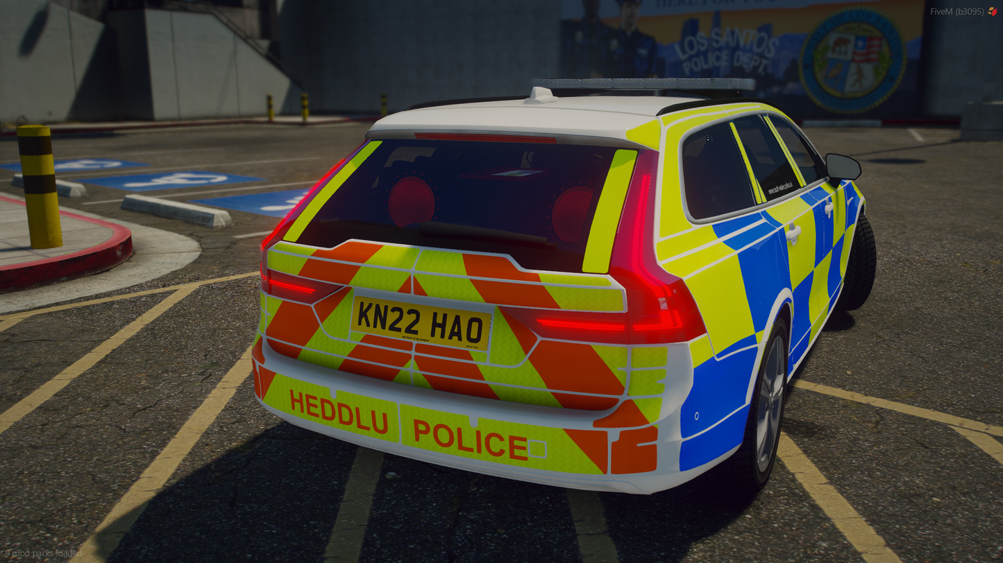 South Wales Police Traffic Volvo V90 2022