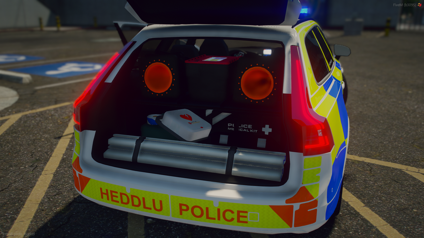 South Wales Police Traffic Volvo V90 2022