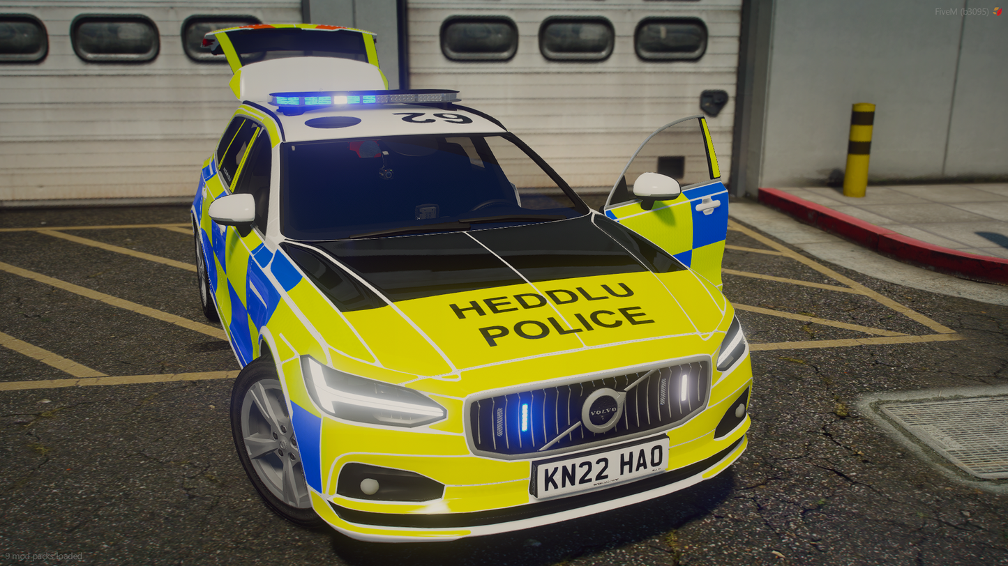South Wales Police Traffic Volvo V90 2022