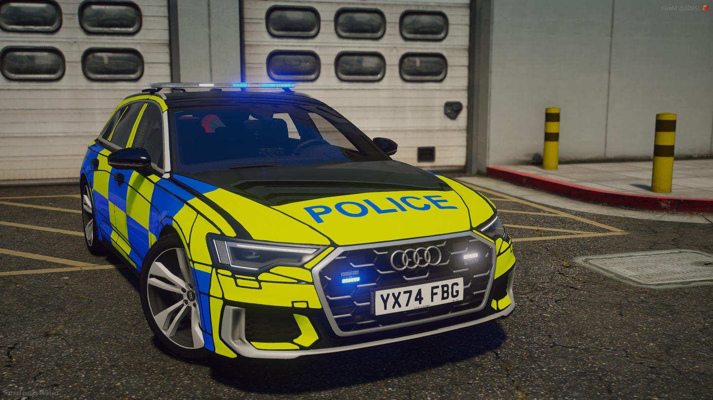 Marked Traffic Audi A6 2024