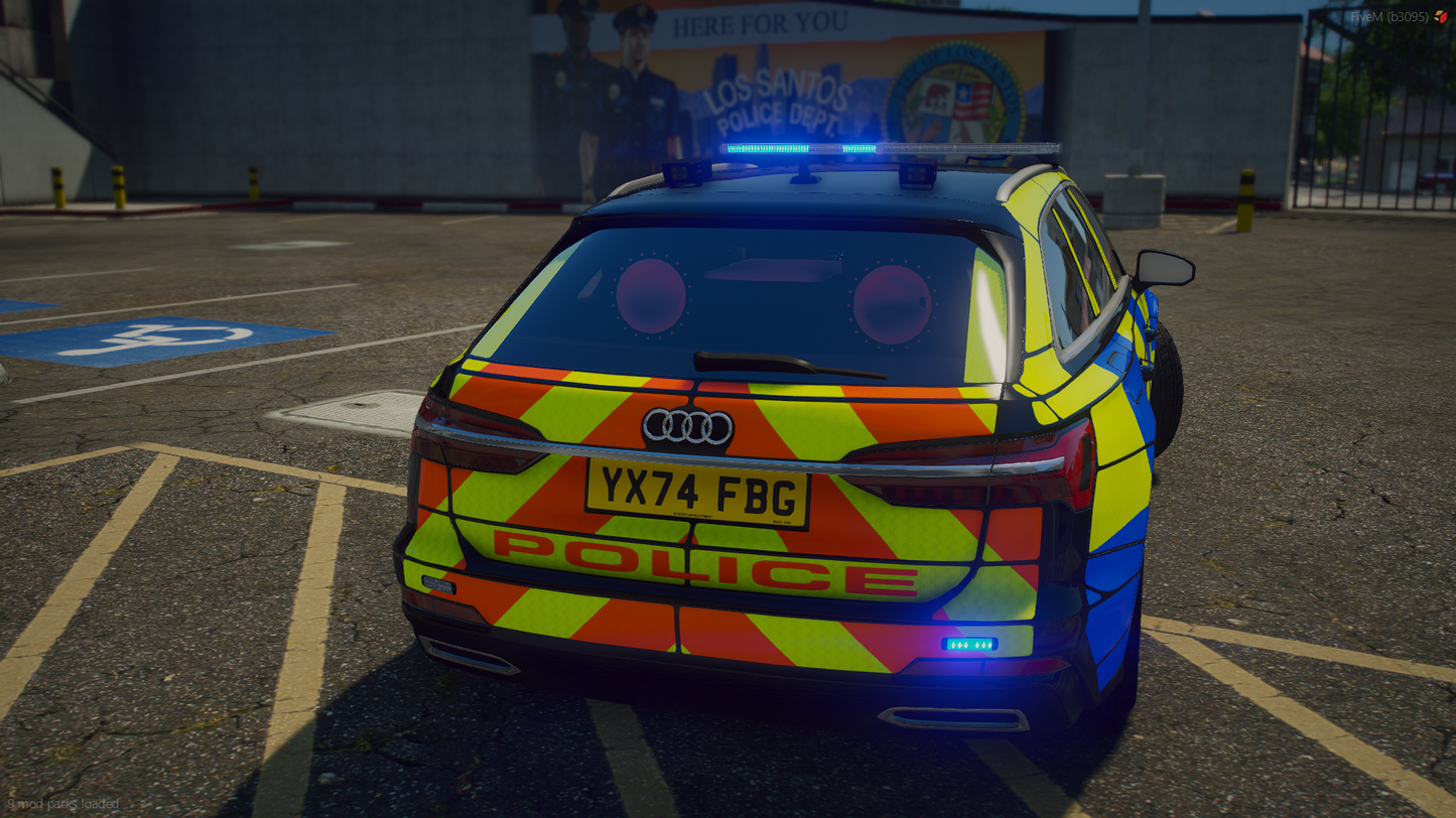 Marked Traffic Audi A6 2024