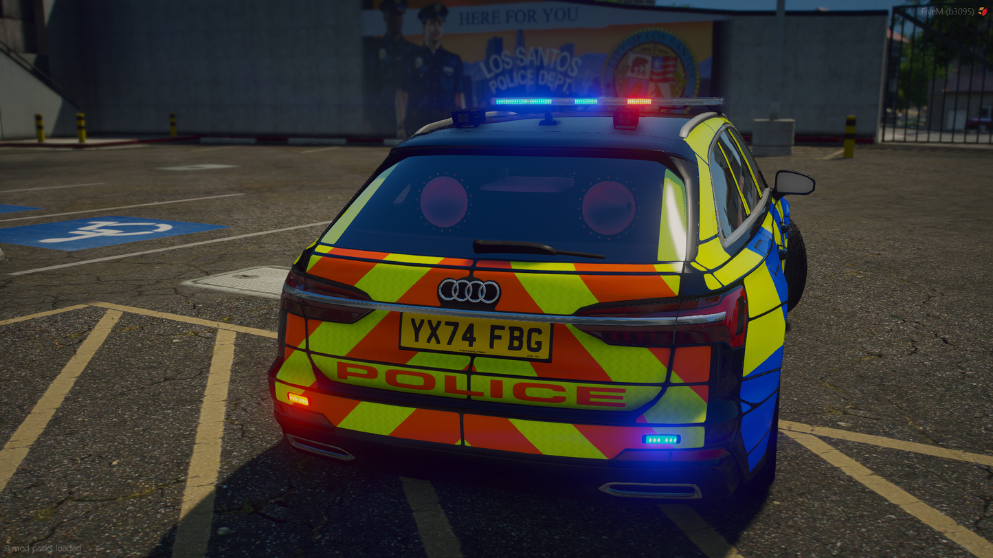 Marked Traffic Audi A6 2024