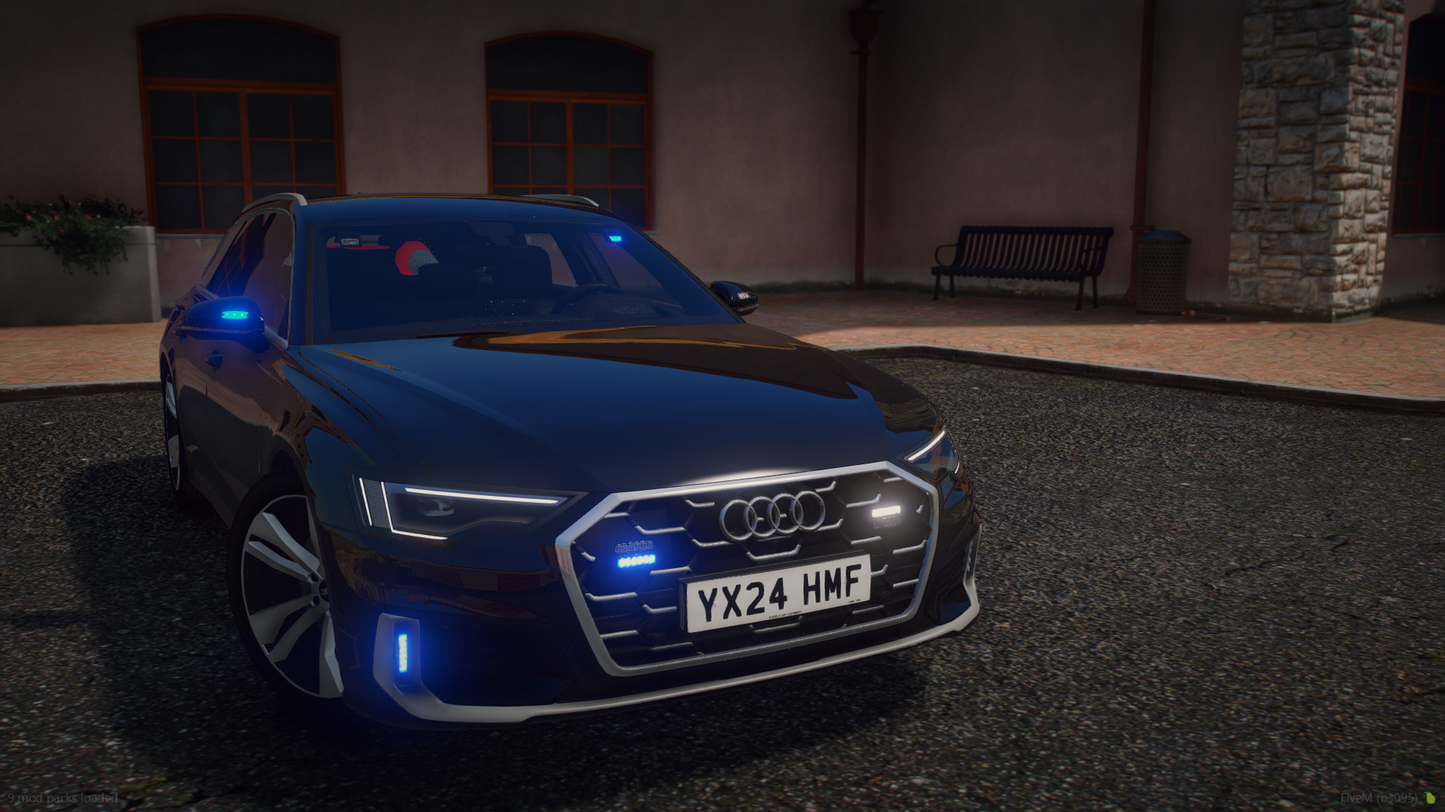 Unmarked Traffic Audi A6 2024