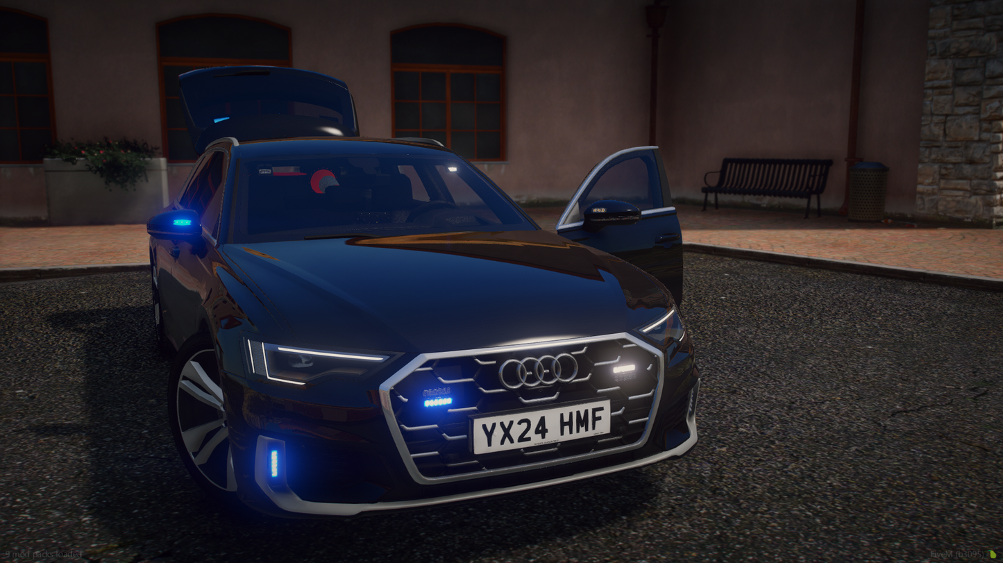 Unmarked Traffic Audi A6 2024