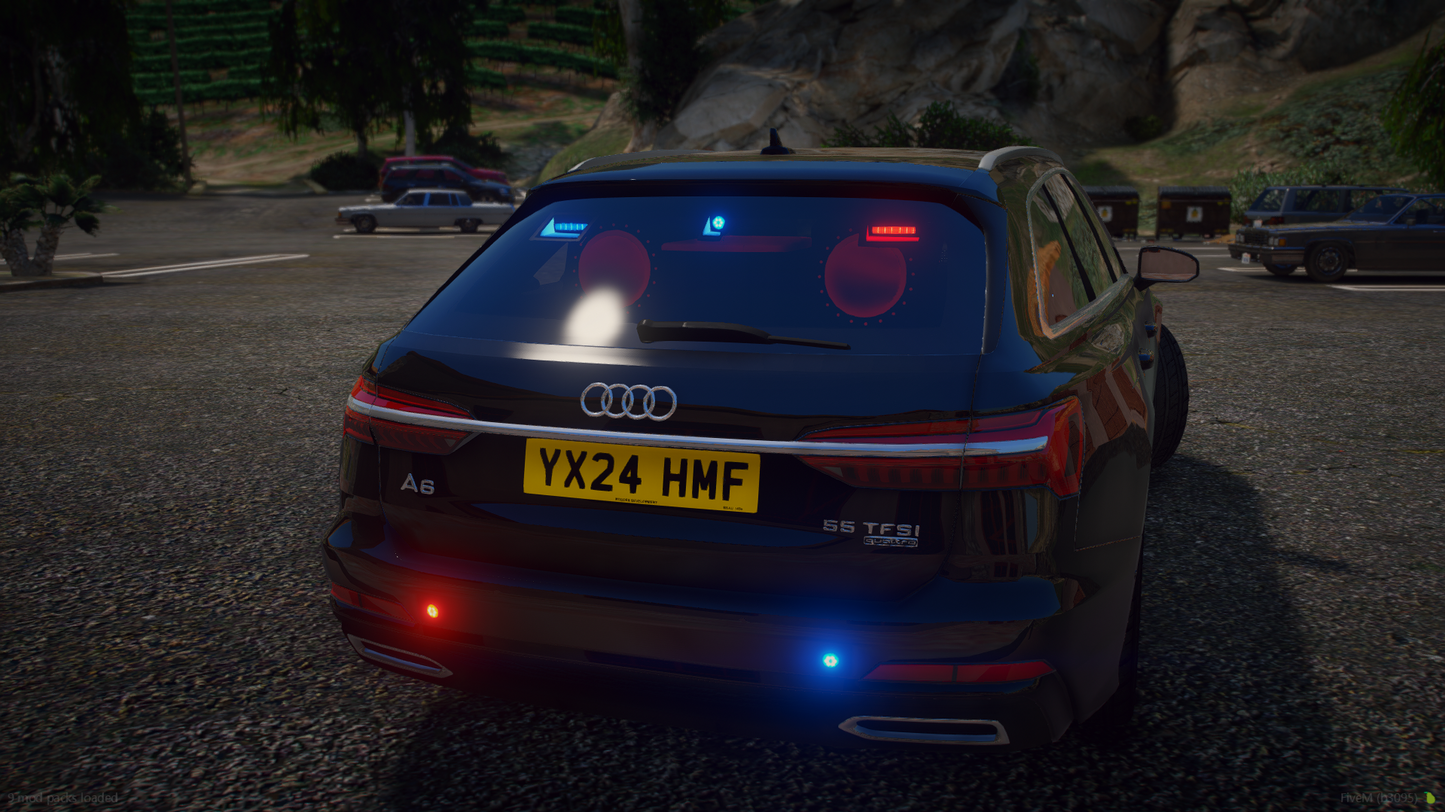 Unmarked Traffic Audi A6 2024