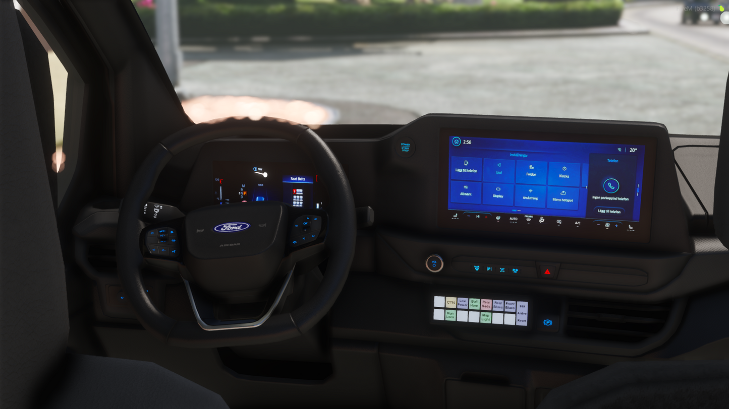 Marked Airport Police Ford Transit 2025
