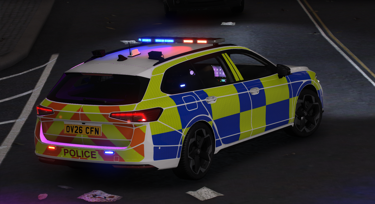 Marked Traffic Skoda Superb 2025