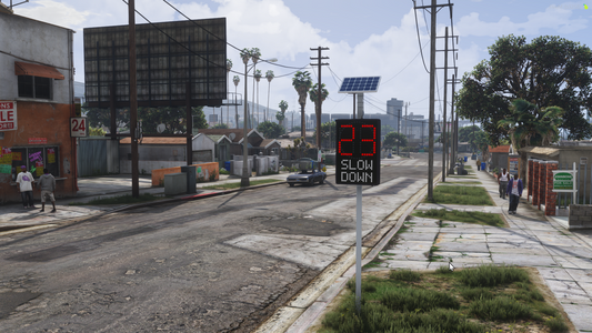 Driver Speed Awareness Sign Script & Prop
