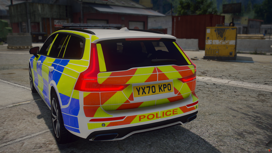 Marked Traffic Volvo V60 R-Design 2020