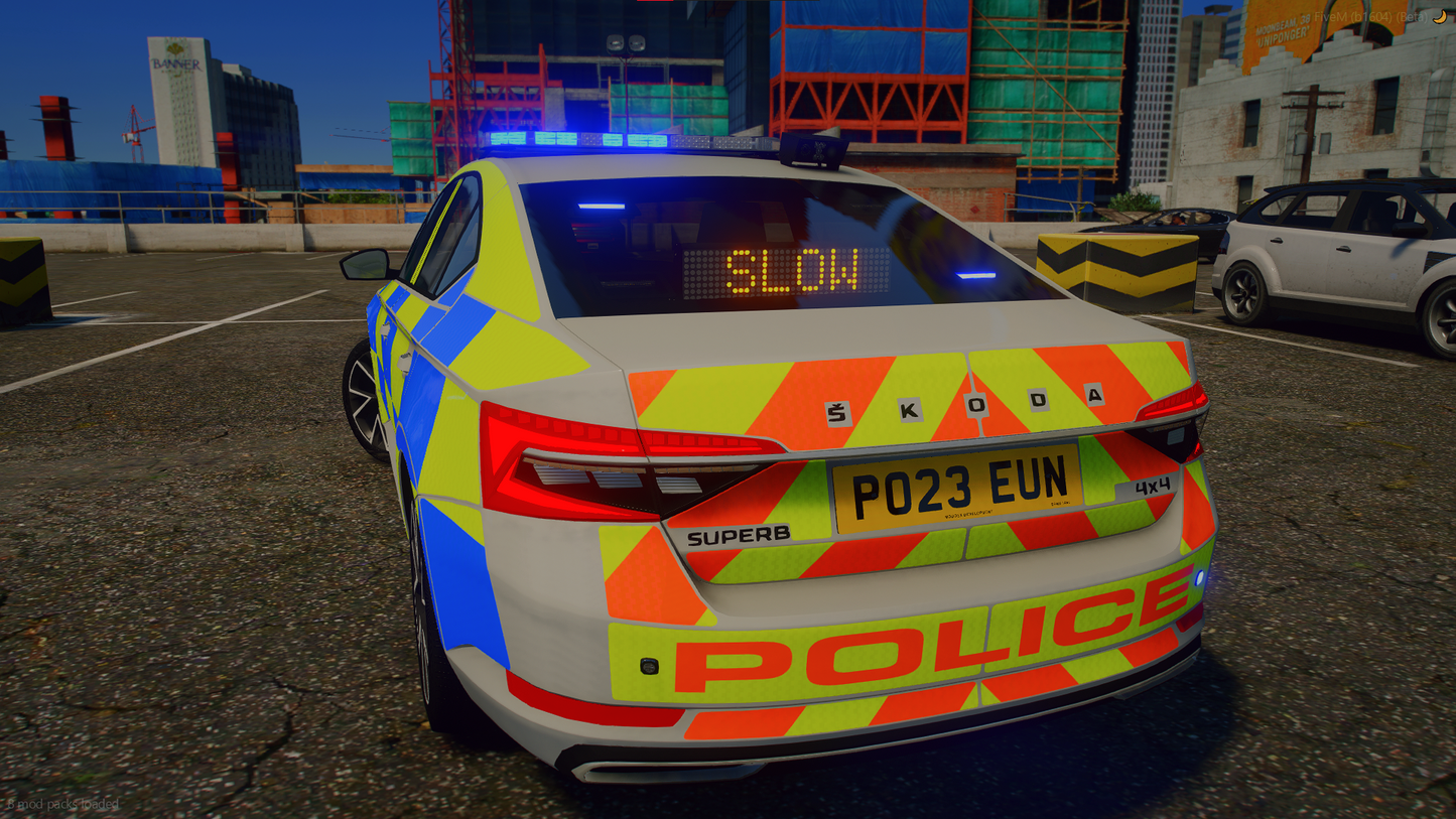 Traffic Skoda Superb Saloon 2023