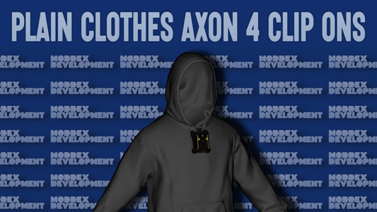 Plain Clothes Axon 4 Clips Ons