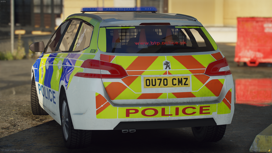 British Transport Police Peugeot 308