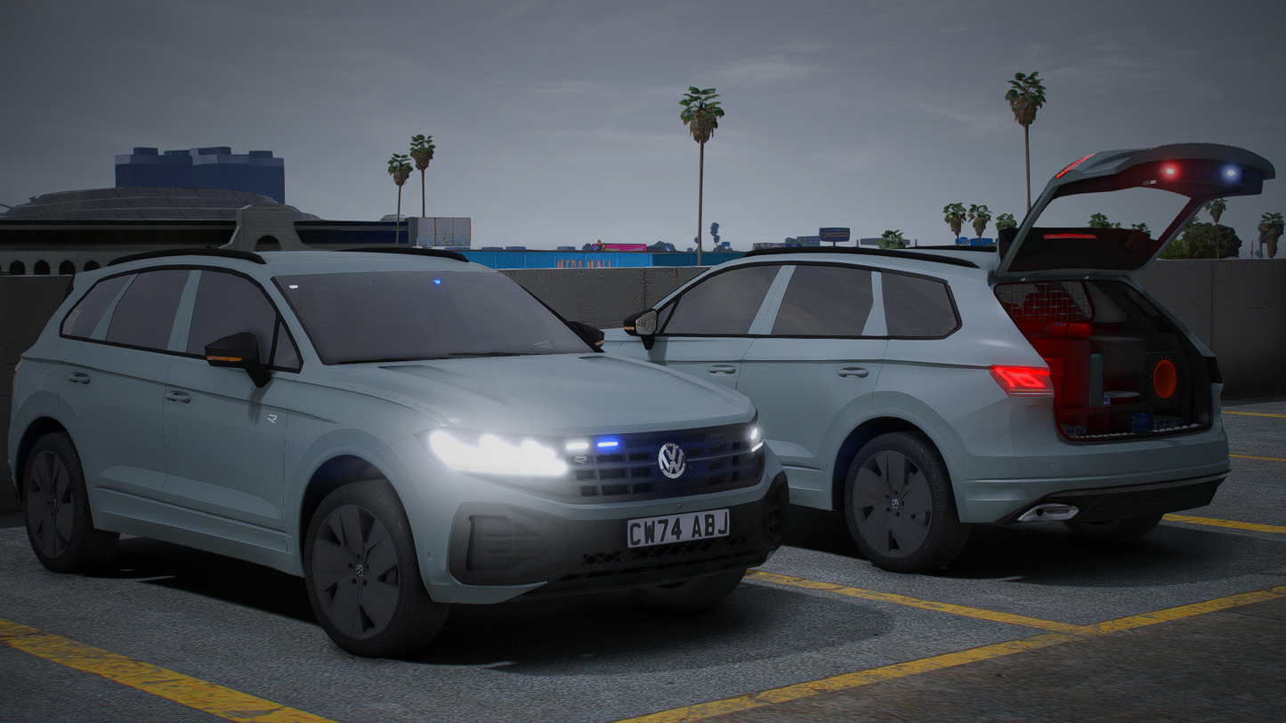 Generic Unmarked Traffic 2024 Volkswagen Touareg ELS