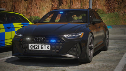 Unmarked Traffic Audi RS6 Avant 2021