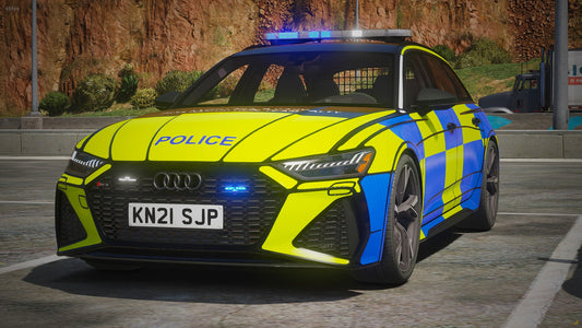 Marked Traffic Audi RS6 Avant 2021