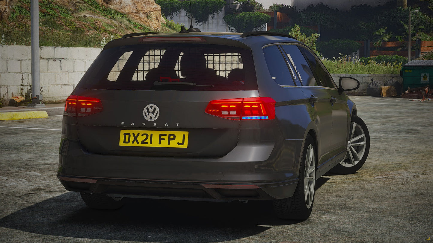 Unmarked Response Volkswagen Passat 2021