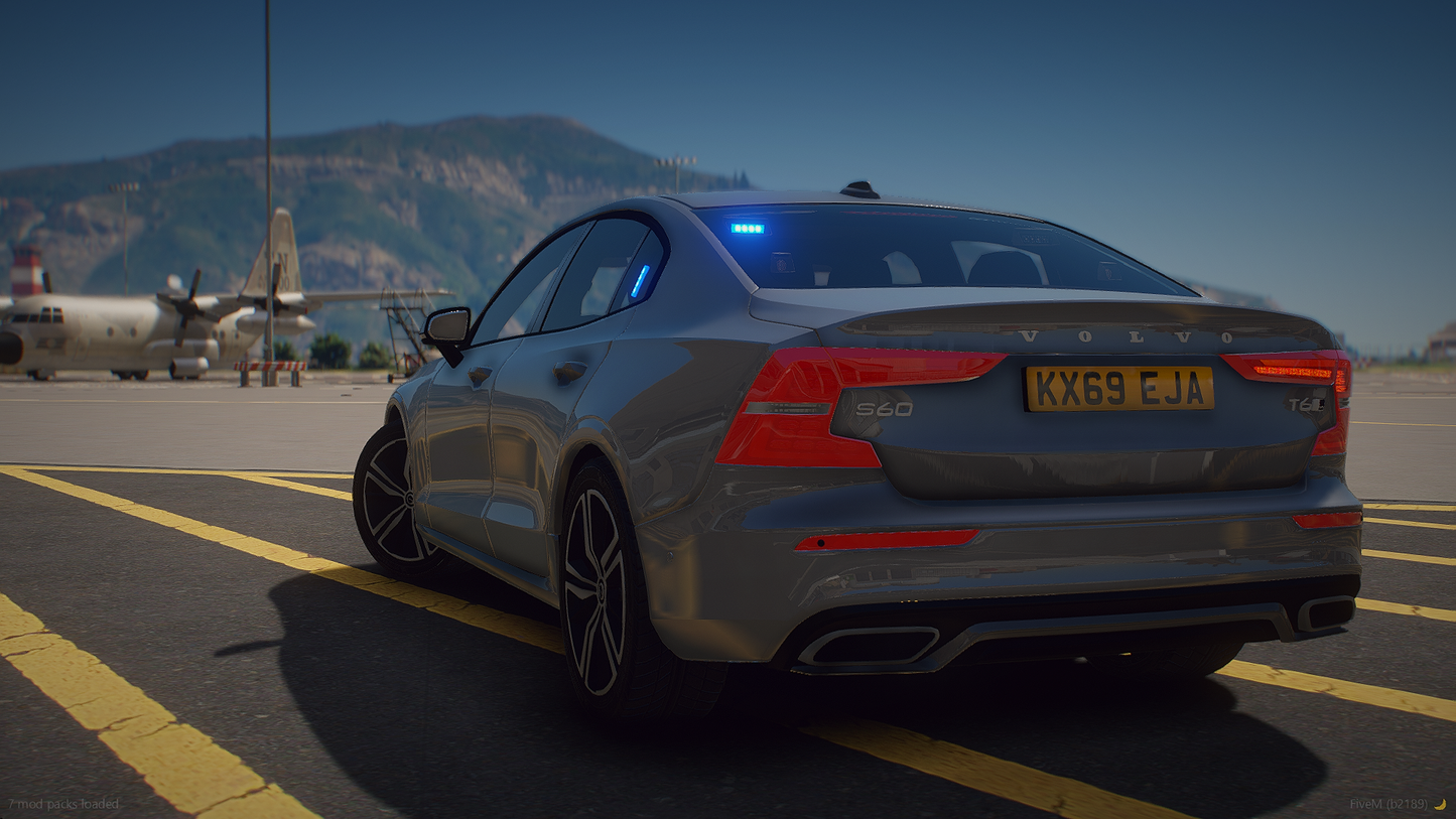 Nottinghamshire Police Unmarked Volvo S60